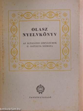 Olasz nyelvkönyv II.