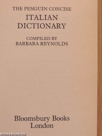 The Penguin Concise Italian Dictionary