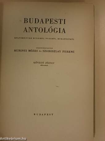 Budapesti antológia