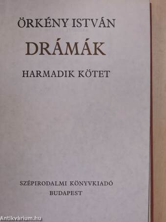 Drámák 3.