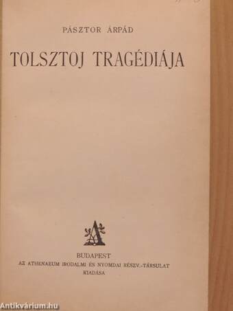 Tolsztoj tragédiája