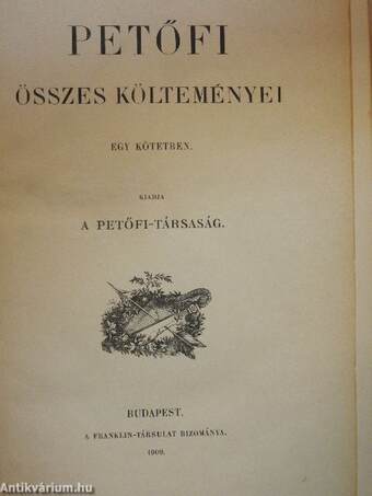 Petőfi összes költeményei