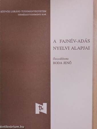 A fajnév-adás nyelvi alapjai