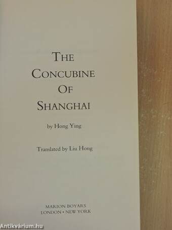 The Concubine of Sanghai