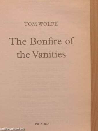 The Bonfire of the Vanities