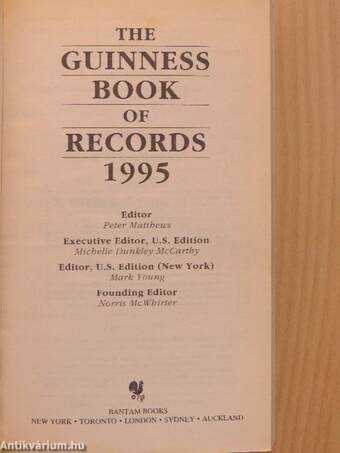 The Guinness Book of Records 1995