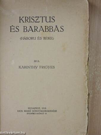 Krisztus és Barabbás