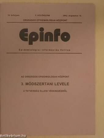 Epinfo 2012. augusztus