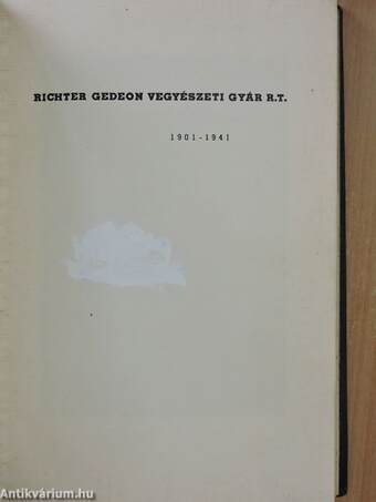 Richter Gedeon Vegyészeti Gyár R. T.