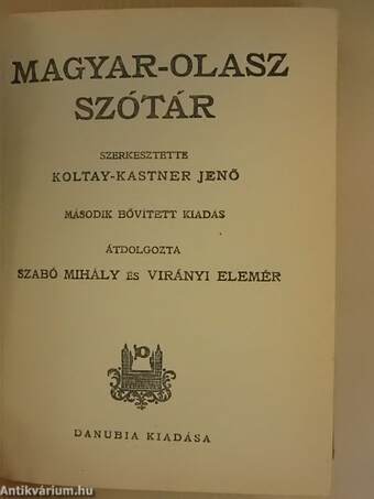 Magyar-olasz szótár