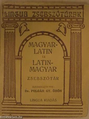 Latin-magyar és magyar-latin zsebszótár