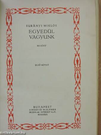 Egyedül vagyunk I-III.