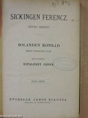 Sickingen Ferencz I-II.