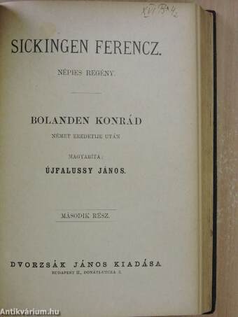 Sickingen Ferencz I-II.