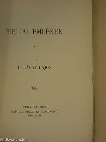 Bibliai emlékek