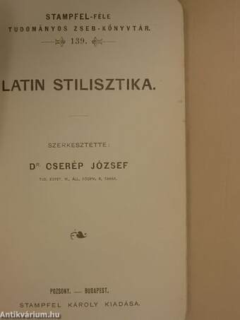 Latin stilisztika