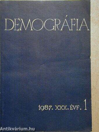 Demográfia 1987.