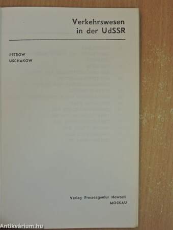 Verkehrswesen in der UdSSR