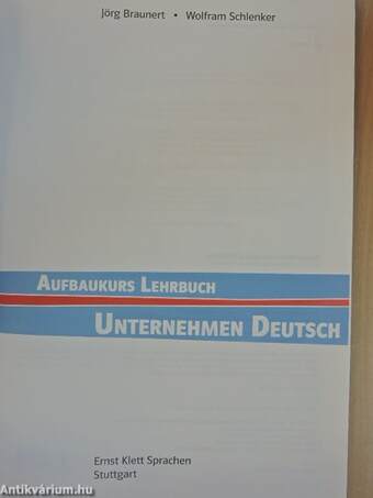 Unternehmen Deutsch - Aufbaukurs Lehrbuch