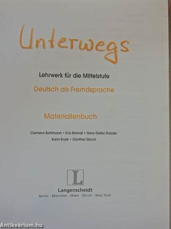 Unterwegs - Lehrwerk für die Mittelstufe - Materialienbuch