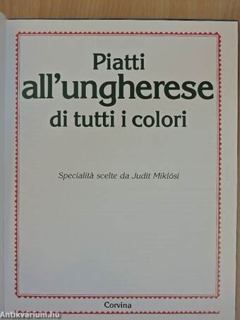 Piatti all'ungherese di tutti i colori