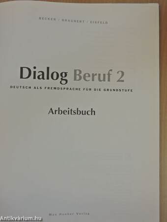 Dialog Beruf 2 - Arbeitsbuch