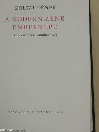 A modern zene emberképe