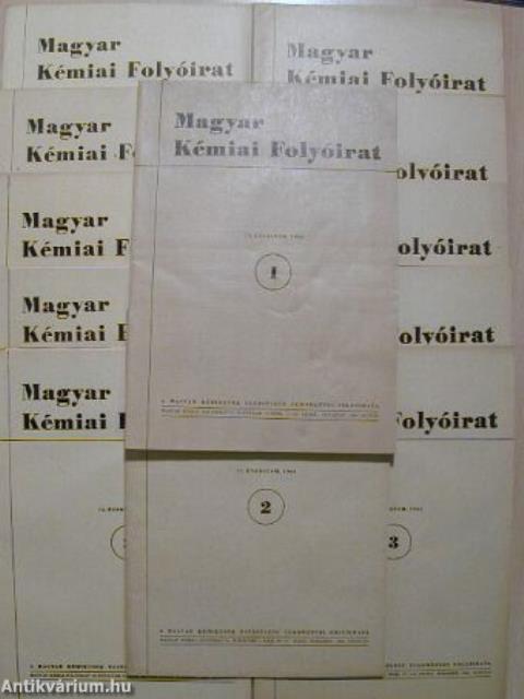 Magyar Kémiai Folyóirat 1972. (Nem teljes évfolyam)