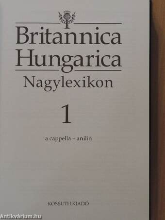 Britannica Hungarica Nagylexikon 1-25.