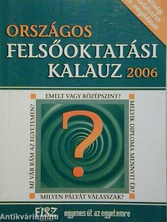 Országos Felsőoktatási Kalauz 2006