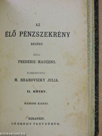 Az élő pénzszekrény I-II./Halottország