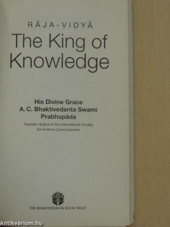 The King of Knowledge