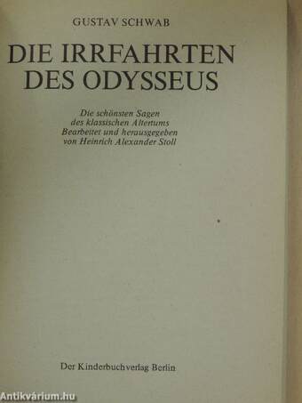 Die irrfahrten des Odysseus