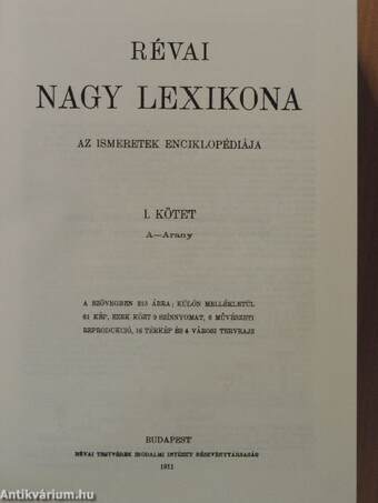 Révai nagy lexikona 1-21.