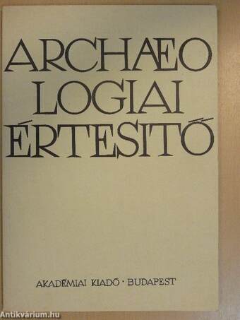 Archaeologiai Értesítő 1984/2.