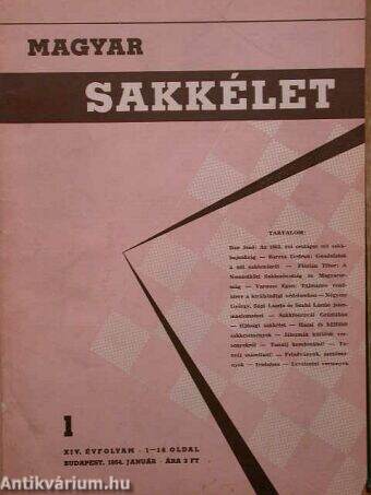 Magyar Sakkélet 1964-65.