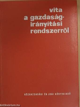 Vita a gazdaságirányítási rendszerről a Szovjetunióban