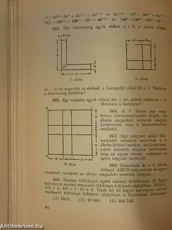 Algebrai feladatok gyűjteménye I-II.