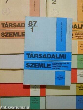 Társadalmi Szemle 1987. január-december