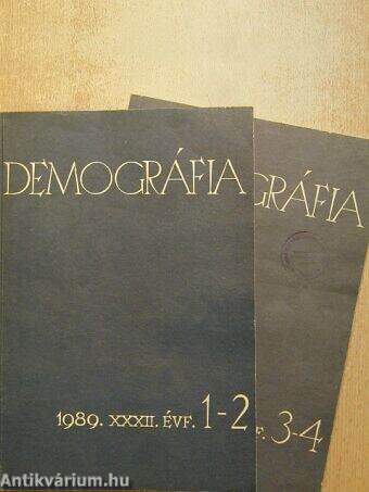 Demográfia 1989/1-4.