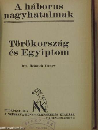 A cár birodalma/Törökország és Egyiptom/Az angol világbirodalom