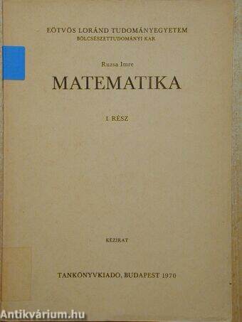 Matematika I.