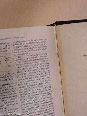 Természettudományi Közlöny 1907. (nem teljes évfolyam)/1908. január-december/Pótfüzet a Természettudományi Közlönyhöz 1908/1-4.