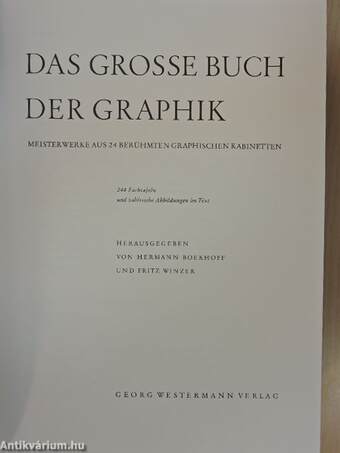 Das grosse Buch der Graphik