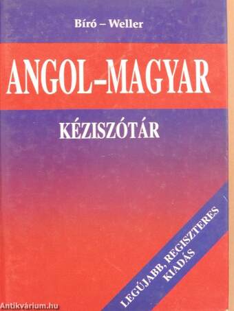 Angol-magyar kéziszótár