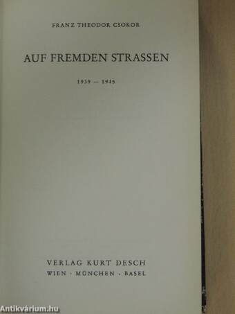 Auf fremden strassen