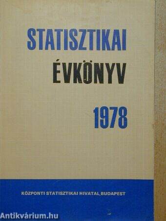 Statisztikai évkönyv 1978