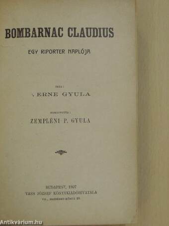 Bombarnac Claudius