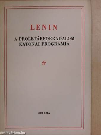 A proletárforradalom katonai programja