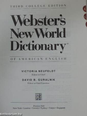 Webster's New World Dictionary